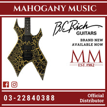 B.C. Rich Warlock Legacy with Kahler Electric Guitar - Yellow Crackle