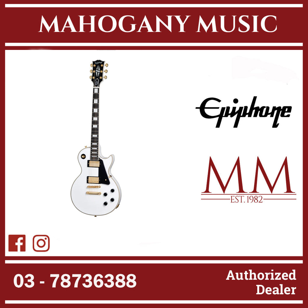 (Epiphone Inspired by Gibson Custom) Epiphone Les Paul Custom Electric ...