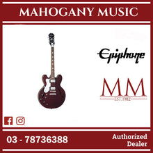 Epiphone Noel Gallagher Riviera Semi-hollow Left-handed Electric Guitar, Case Included - Dark Red Wine