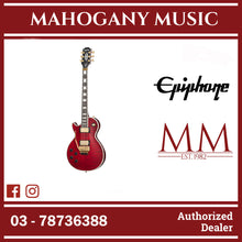 Epiphone Alex Lifeson Les Paul Custom Axcess Left-handed Electric Guitar, Case Included - Ruby