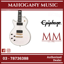 Epiphone Matt Heafy Les Paul Custom Origins 7-String Left-Handed Electric Guitar, Case Included - Bone White