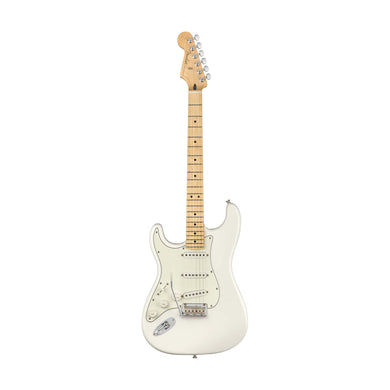 [PREORDER] Fender Player Stratocaster Left-Handed Electric Guitar, Maple FB, Polar White