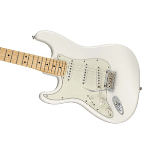 [PREORDER] Fender Player Stratocaster Left-Handed Electric Guitar, Maple FB, Polar White