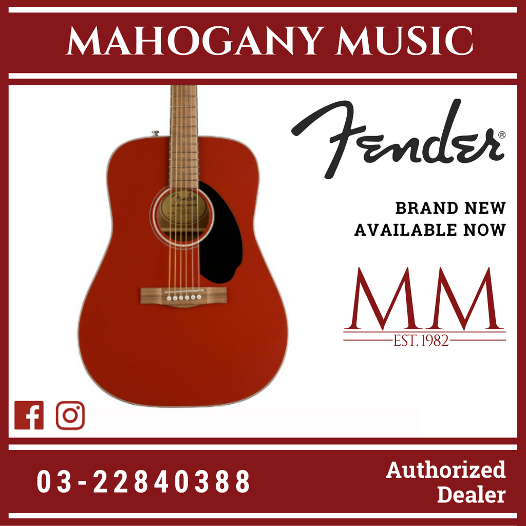 Fender cd 60 mahogany acoustic discount guitar