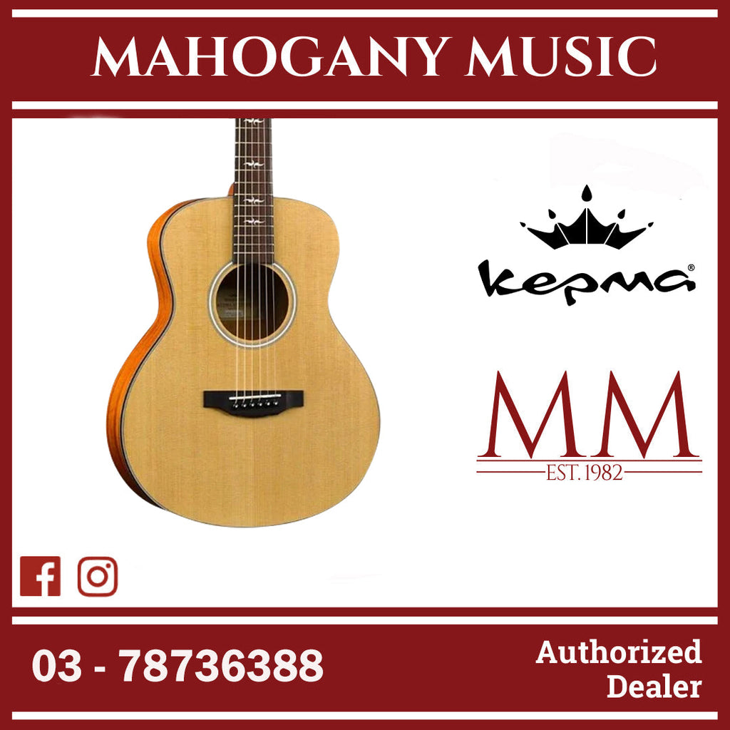 KEPMA FS36 Elite Series 36 inch 3 4 Travel Solid Top Acoustic Guitar Mahogany Music