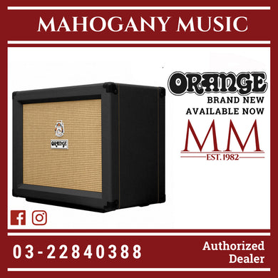 Orange PPC112 60-watt 1x12 Celestion V30 Speaker Cabinet - Black w/ Free Cover