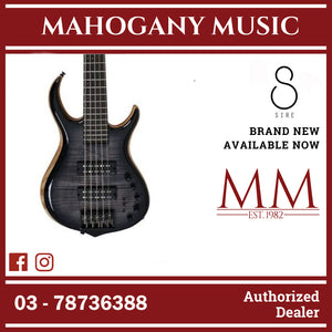Sire Marcus Miller M7 5st (Ash) 2nd Generation, Trans Black