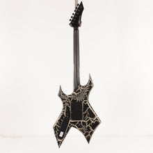 B.C. Rich Warlock Legacy with Floyd Rose Electric Guitar - Black Crackle