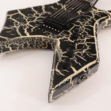 B.C. Rich Warlock Legacy with Floyd Rose Electric Guitar - Black Crackle