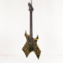 B.C. Rich Warlock Legacy with Kahler Electric Guitar - Yellow Crackle