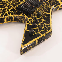 B.C. Rich Warlock Legacy with Kahler Electric Guitar - Yellow Crackle