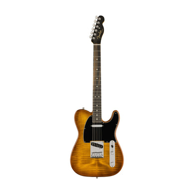 [PREORDER] Fender American Ultra Limited Edition Telecaster Electric Guitar, Ebony FB, Tiger