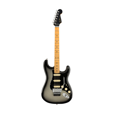 [PREORDER] Fender American Ultra Luxe Stratocaster Floyd Rose HSS Electric Guitar, Maple FB, Silverburst