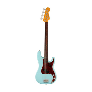 [PREORDER] Fender American Vintage II 60 Precision Bass Electric Guitar, RW FB, Daphne Blue