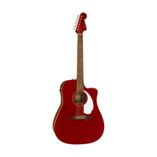 [PREORDER] Fender California Redondo Player Acoustic Guitar, Walnut FB, Candy Apple Red