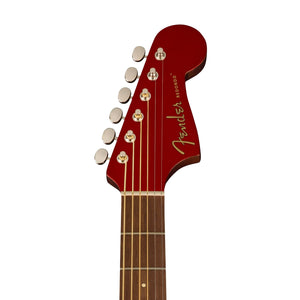 [PREORDER] Fender California Redondo Player Acoustic Guitar, Walnut FB, Candy Apple Red