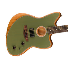 [PREORDER] Fender Acoustasonic Player Jazzmaster Electric Guitar, Antique Olive