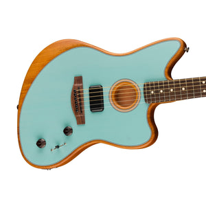 [PREORDER] Fender Acoustasonic Player Jazzmaster Electric Guitar, Ice Blue