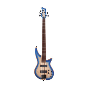 [PREORDER] Jackson Pro Series Spectra SBP V Bass Guitar, Caramelized Jatoba FB, Transparent Blue Burst