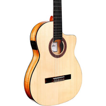 Cordoba C5-CET Limited - Solid Spruce Top, Maple Back & Sides with Pickup with Classical Guitar Bag, Mid Range Thinline Electric-Classical Guitar
