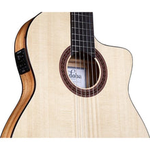 Cordoba C5-CET Limited - Solid Spruce Top, Maple Back & Sides with Pickup with Classical Guitar Bag, Mid Range Thinline Electric-Classical Guitar