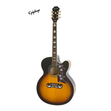 Epiphone J-200 EC Studio Acoustic-Electric Guitar - Vintage Sunburst