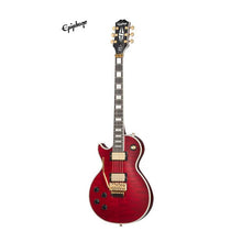 Epiphone Alex Lifeson Les Paul Custom Axcess Left-handed Electric Guitar, Case Included - Ruby
