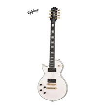 Epiphone Matt Heafy Les Paul Custom Origins 7-String Left-Handed Electric Guitar, Case Included - Bone White