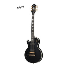 Epiphone Matt Heafy Les Paul Custom Origins 7-String Left-Handed Electric Guitar, Case Included - Ebony
