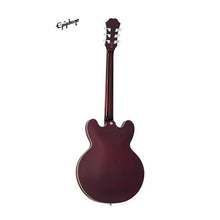 Epiphone Noel Gallagher Riviera Semi-hollow Left-handed Electric Guitar, Case Included - Dark Red Wine