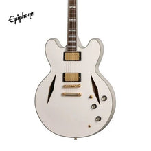 Epiphone Emily Wolfe "White Wolfe" Sheraton Semi-Hollow Electric Guitar, Case Included - Aged Bone White