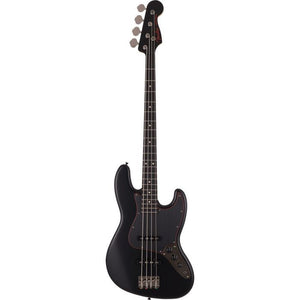 [PREORDER] Fender Japan Ltd Ed Hybrid II Jazz Bass Guitar, Noir, RW FB, Black