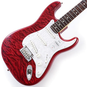 [PREORDER] Fender Japan Hybrid II Ltd Ed Stratocaster Electric Guitar w/Quilt Maple Top, RW FB, Red Beryl