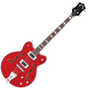 [PREORDER] Gretsch G5442BDC Electromatic Hollow Body Short Scale Electric Bass, RW Neck, Transparent Red