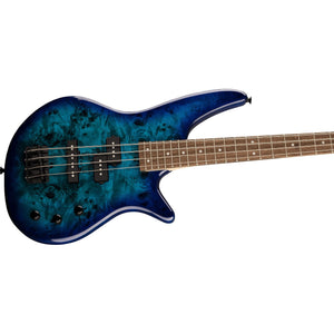 [PREORDER] Jackson JS Series Spectra JS2P IV Electric Bass Guitar, Laurel FB, Blue Burst