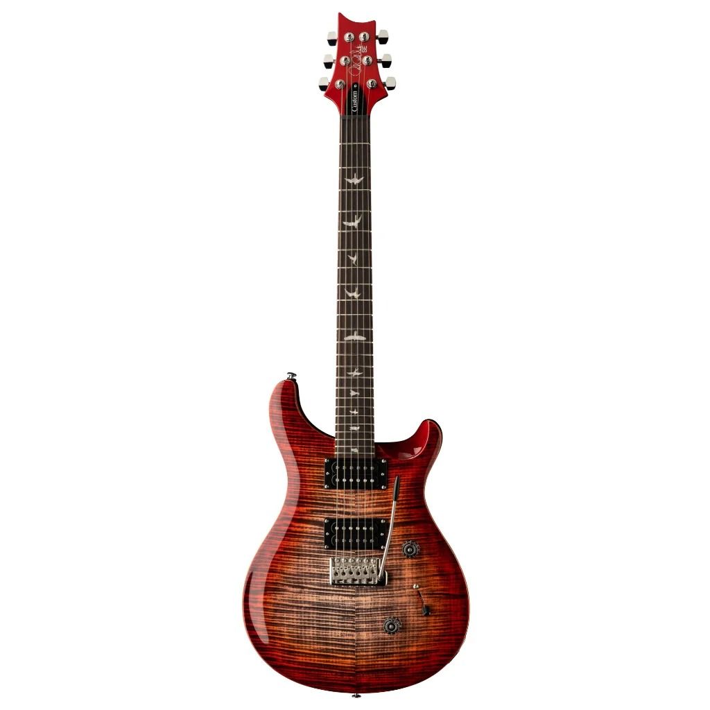 PREORDER] PRS SE Custom 24 Electric Guitar w/Bag, Charcoal Cherry