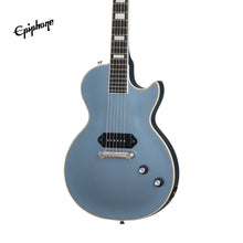 Epiphone Jared James Nichols "Blues Power" Les Paul Custom Electric Guitar, Case Included - Aged Pelham Blue
