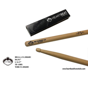 Heartbeat HBS 5AA HICKORY ROUND Drumsticks