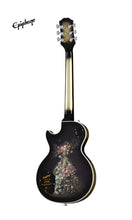 Epiphone Adam Jones Les Paul Custom Art Collection Electric Guitar, Case Included - Julie Heffernan's "Not Dead Yet," Antique Silverburst