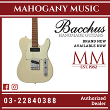 Bacchus BTE-2-RSM/M-OWH Universe Series Roasted Maple Electric Guitar, Olympic White