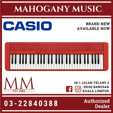 Casio Casiotone 61 Keys CT-S1 Red Keyboard