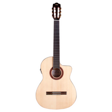 Cordoba C5-CET Limited - Solid Spruce Top, Maple Back & Sides with Pickup with Gator Guitar Case, Mid Range Thinline Electric-Classical Guitar