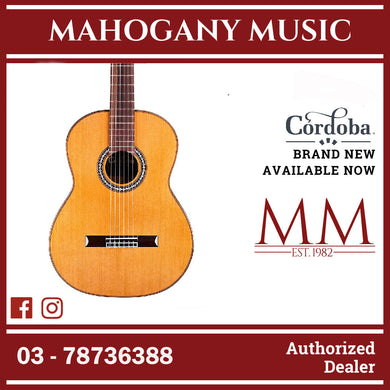 Cordoba C9 CD - Solid Canadian Cedar Top, Solid African Mahogany Back & Sides, With Cordoba Polyfoam Guitar Case - Full Solid