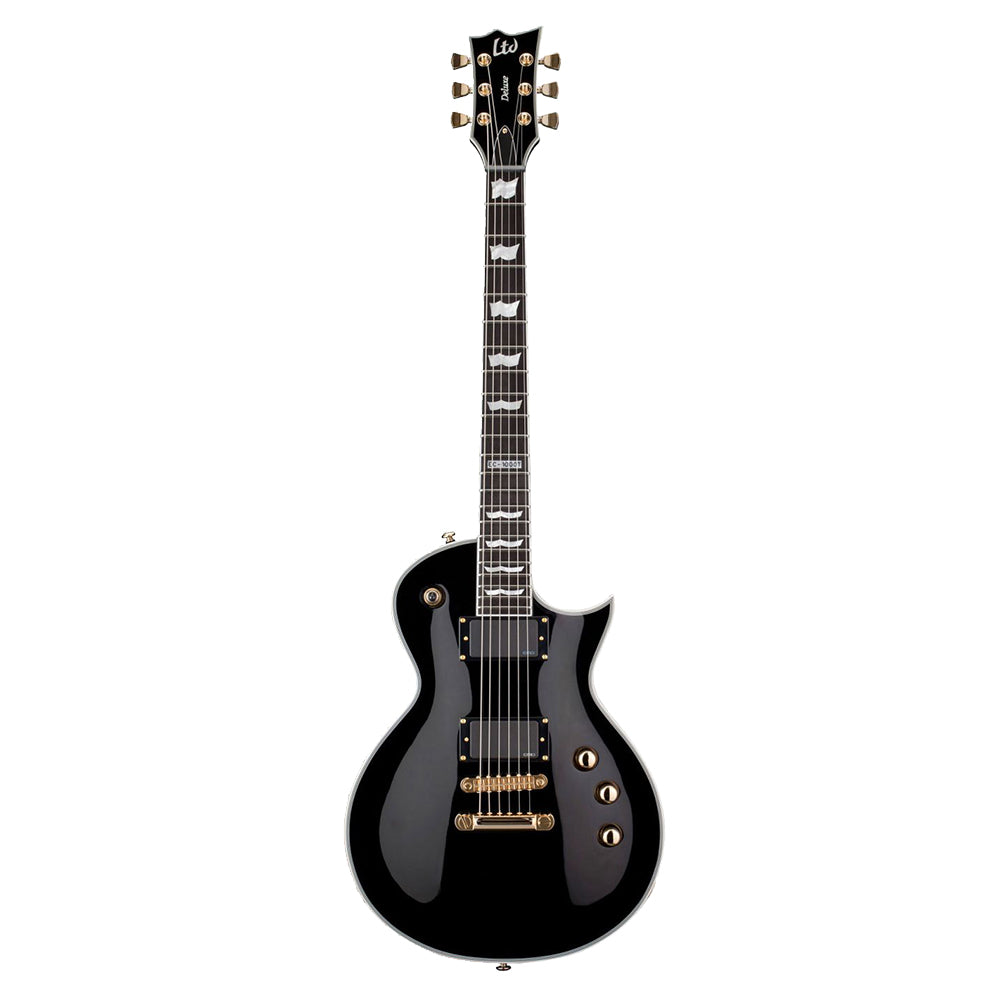 ESP LTD EC1000T CTM EverTune Electric Guitar Black Mahogany Music