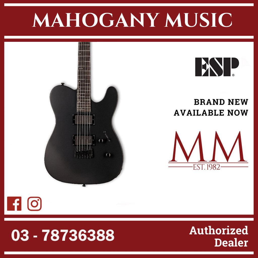 ESP LTD TE-401 Electric Guitar - Black Satin – Mahogany Music