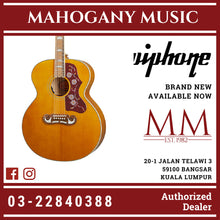 Epiphone J-200 Acoustic-Electric Guitar - Aged Natural Antique Gloss