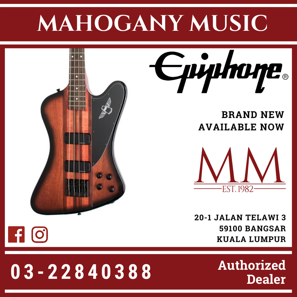 Epiphone Thunderbird Pro IV Vintage Sunburst Finish Bass Guitar
