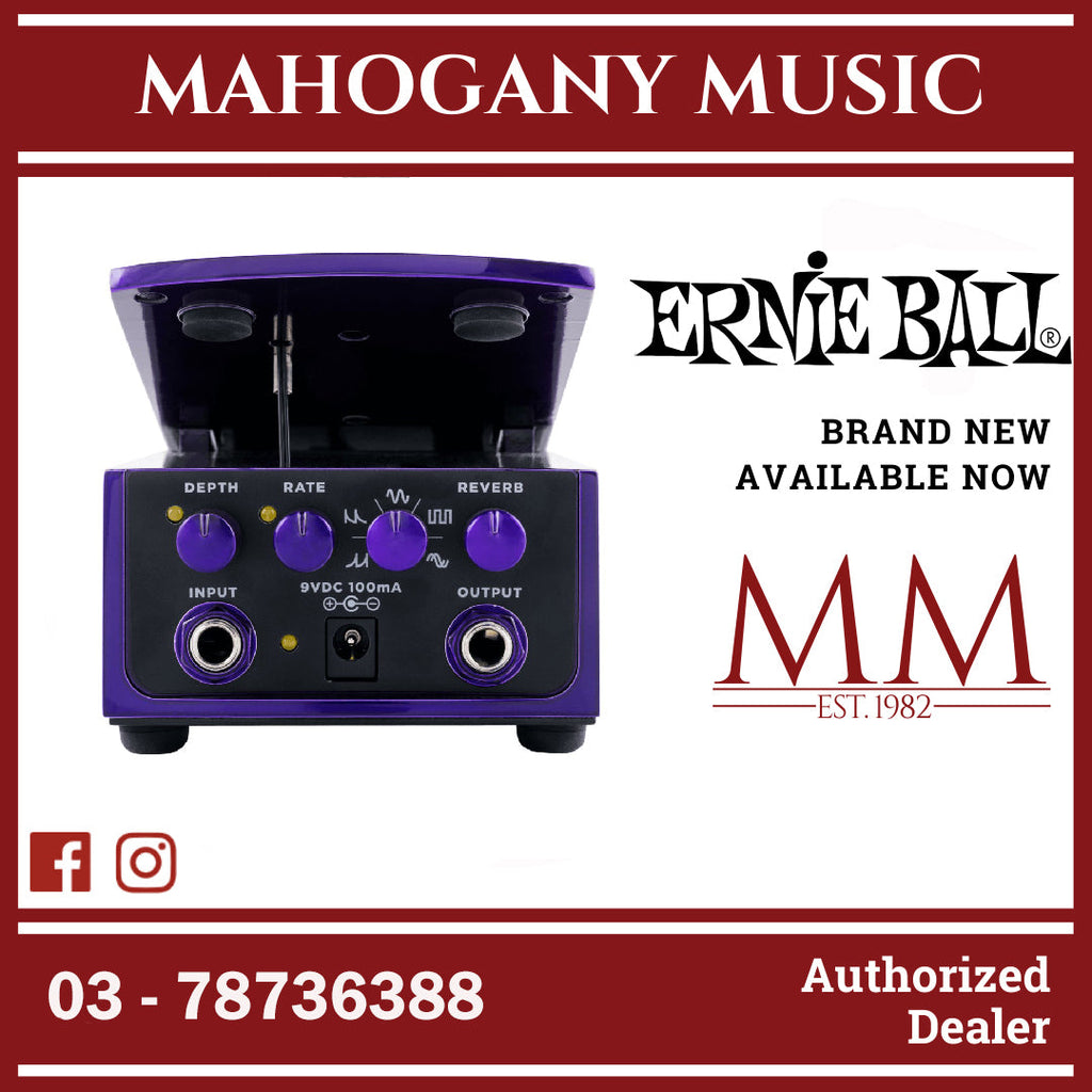 ernie ball tremolo pedal Ernie Ball P06188 Expression Tremolo Pedal – Mahogany Music