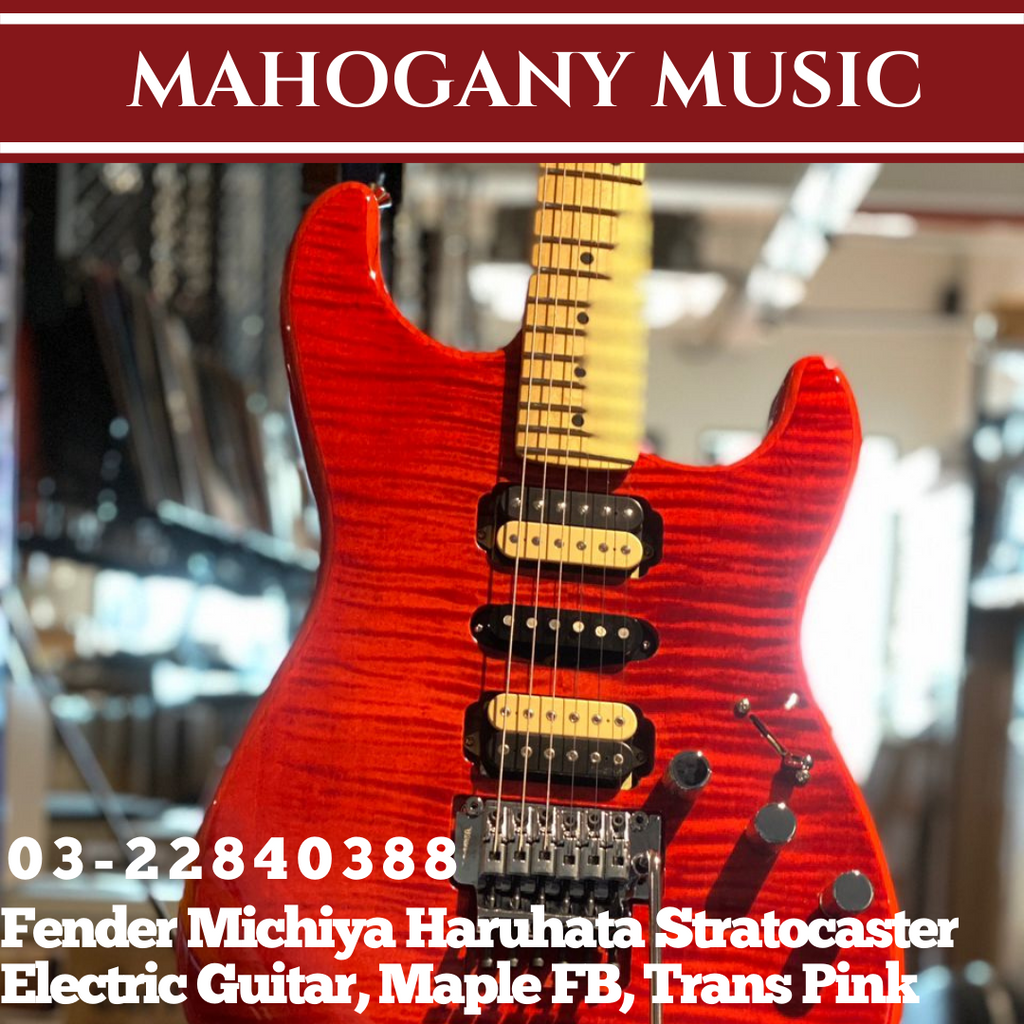 Michiya haruhata store stratocaster trans pink