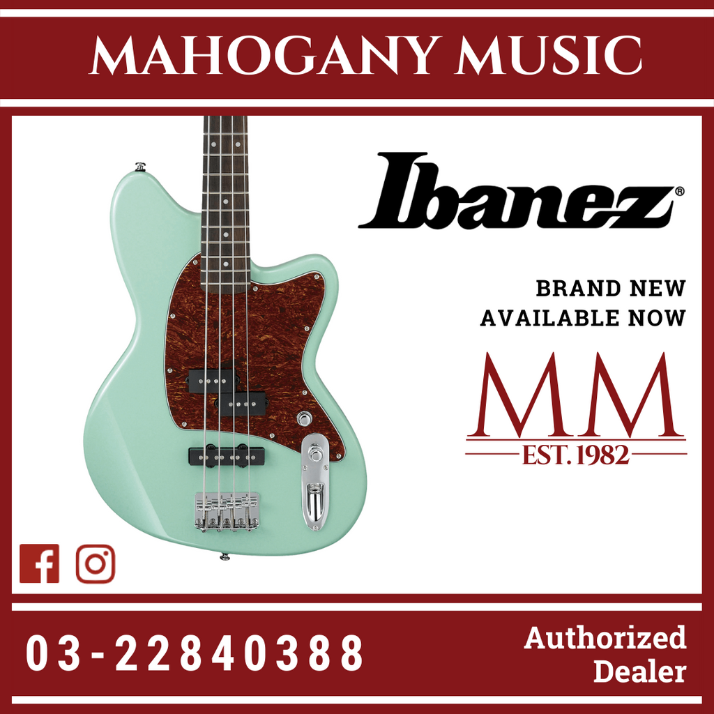 Ibanez TMB100 Talman Bass Mint Green Mahogany Music
